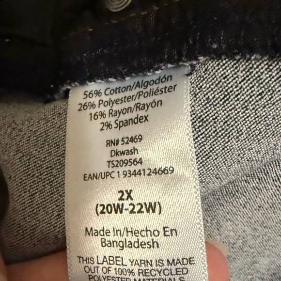 Terra & Sky Dark Blue Jean Shorts - Picture 6 of 6